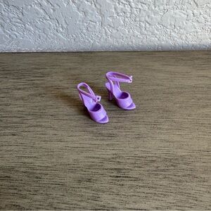 Pair of Purple High Heel Shoes, Barbie Doll Accessories‎